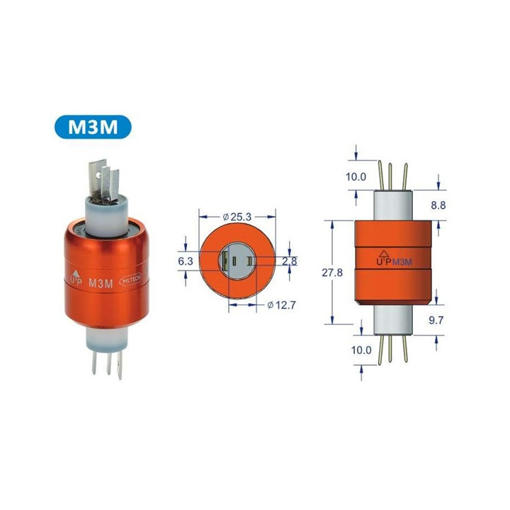 MLTECH M2 Conector Electrico Rotativo
